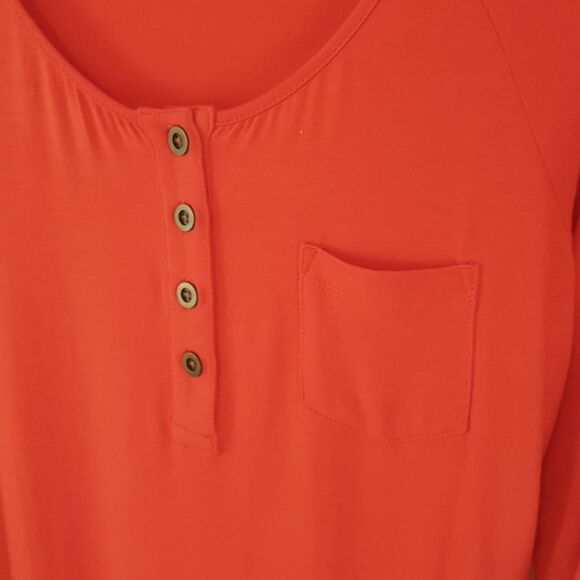 Tart Collection Womens Size S Modal Blend Popover Tunic Dress Red - Picture 6 of 7